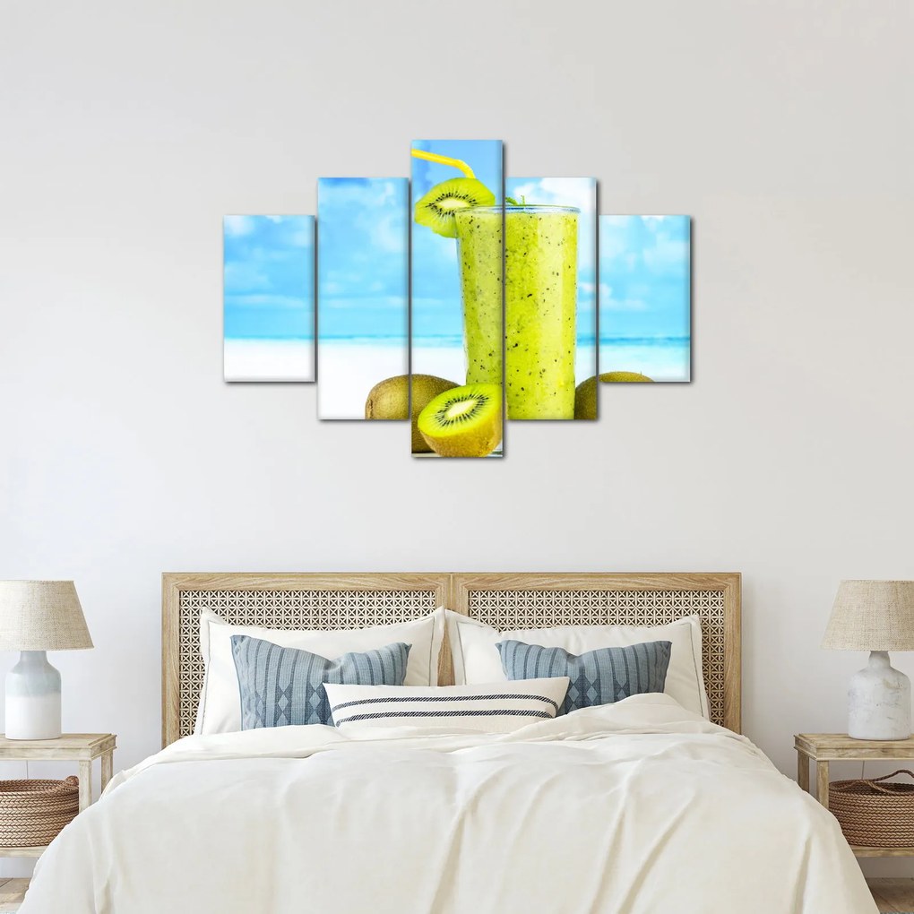 Obraz - kiwi smoothie (150x105 cm)