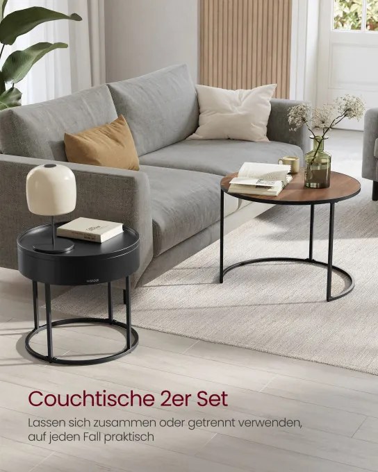 Set dvoch konferenčných stolíkov LCT044K43