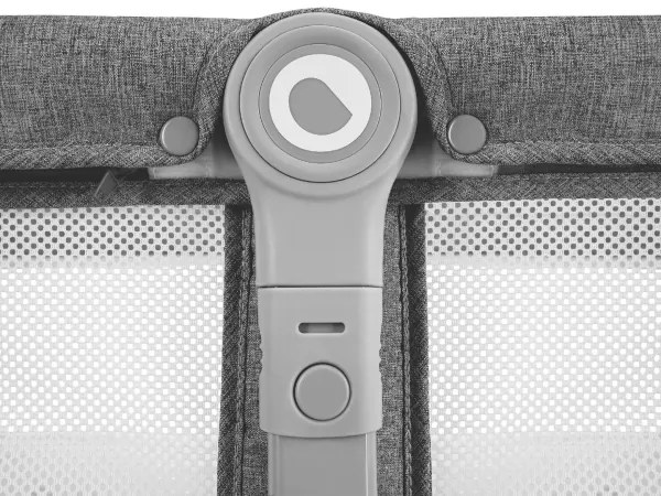 Lionelo - Cestovná postieľka 3 v 1 MALIN Šedý Kameň