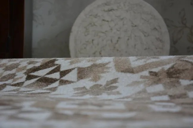 Koberec LISBOA MAIOLICA bež Lisabonský štýl kruh
