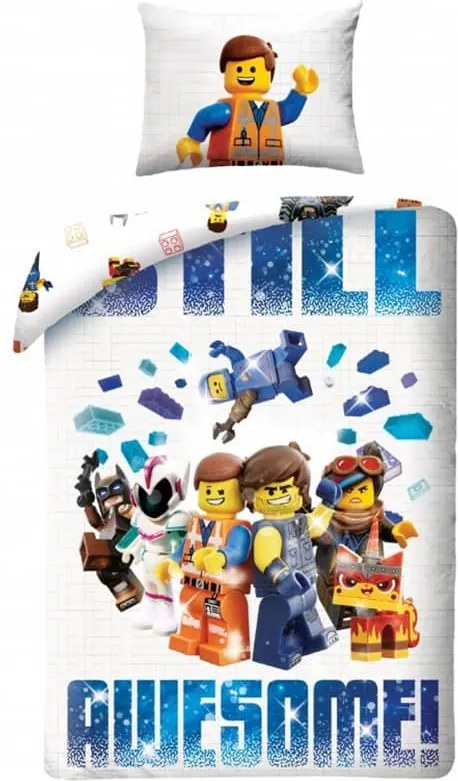 Halantex Dětské povlečení LEGO MOVIE 2 , bavlna, 140x200, 70x90
