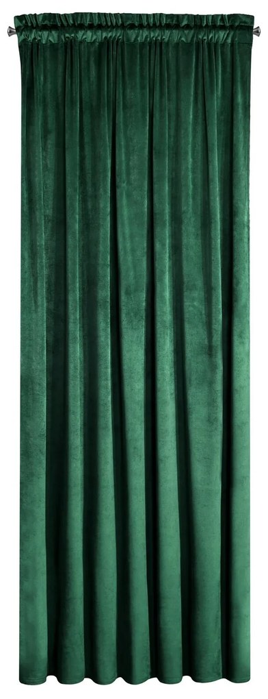 ZATEMŇOVACÍ ZÁVES NA PÁSKE MELANIE 140X270 CM TMAVOZELENÁ