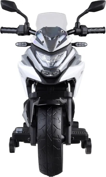 JOKOMISIADA Elektrická motorka na batériu pre deti HONDA NC750X so zvukmi PA0314 biela
