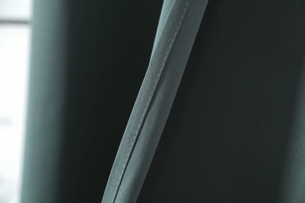 Modrozelený záves OXFORD 140x250 cm Zavesenie: Riasiaca páska