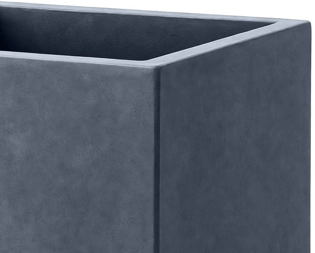 Sada 2 ks kvetináčov 3 square - antracitová