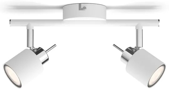 Philips - Bodové svietidlo MERANTI 2xGU10/35W/230V biela