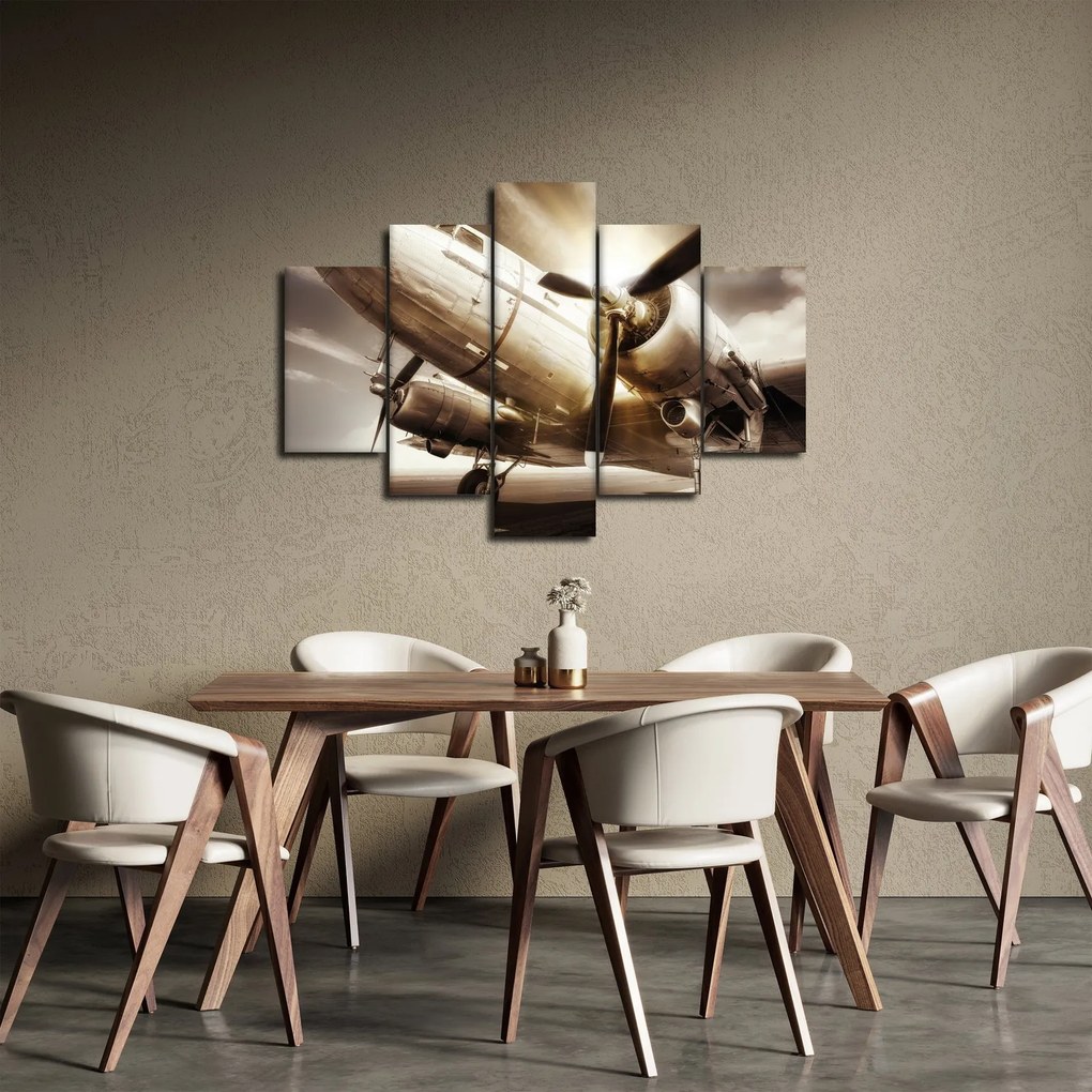 Obraz lietadla (150x105 cm)