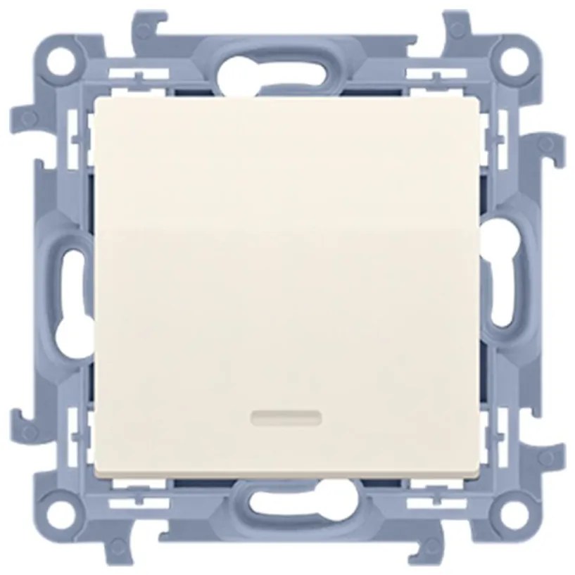 Jednoduchý vypínač s podsvietením LED CW1L.01/41