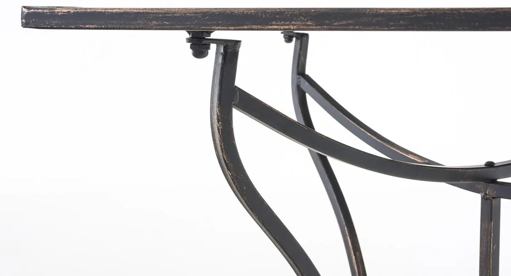 Kovový stôl GS19599 - Bronzová