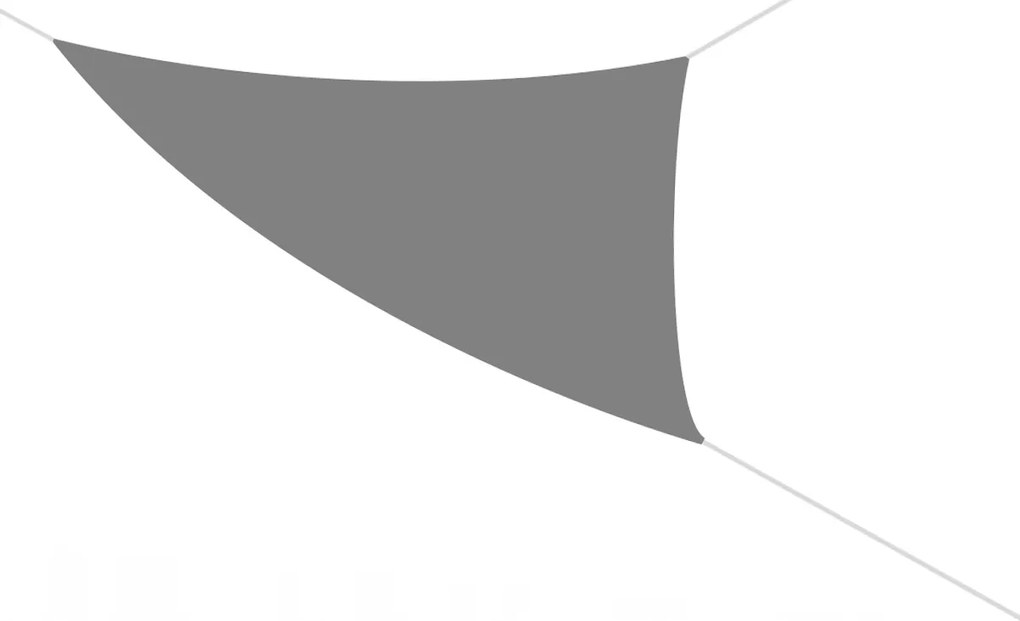 Garden Line SLNEČNÍK TROJUHOLNÍKOVÝ ŠEDÝ 3,6 X 3,6 X 3,6 M *0464