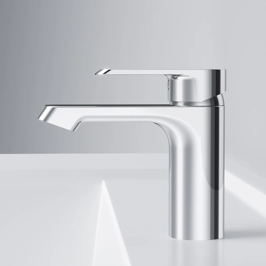 Umývadlová batéria AM.PM Flash FNA82100 jednopáková s odtokovým ventilom, chróm