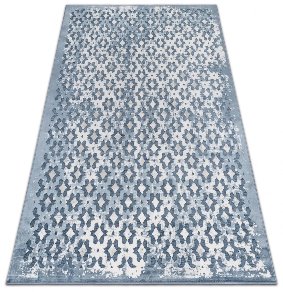 Kusový koberec ACRYLOVY YAZZ 7006 modrý