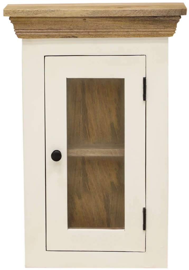 furniture-nabytek.cz - Kúpeľňová nástenná skrinka 40x60x15 z mangového dreva