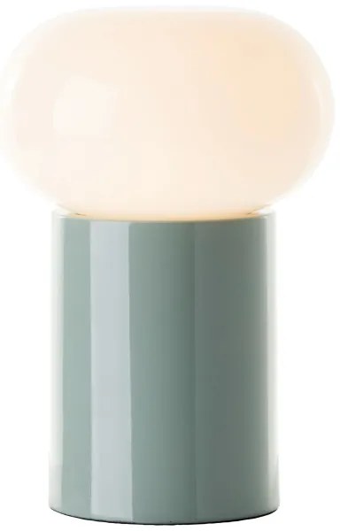 Brilliant - Stolná lampa KNUT 1xE27/25W/230V zelená/biela