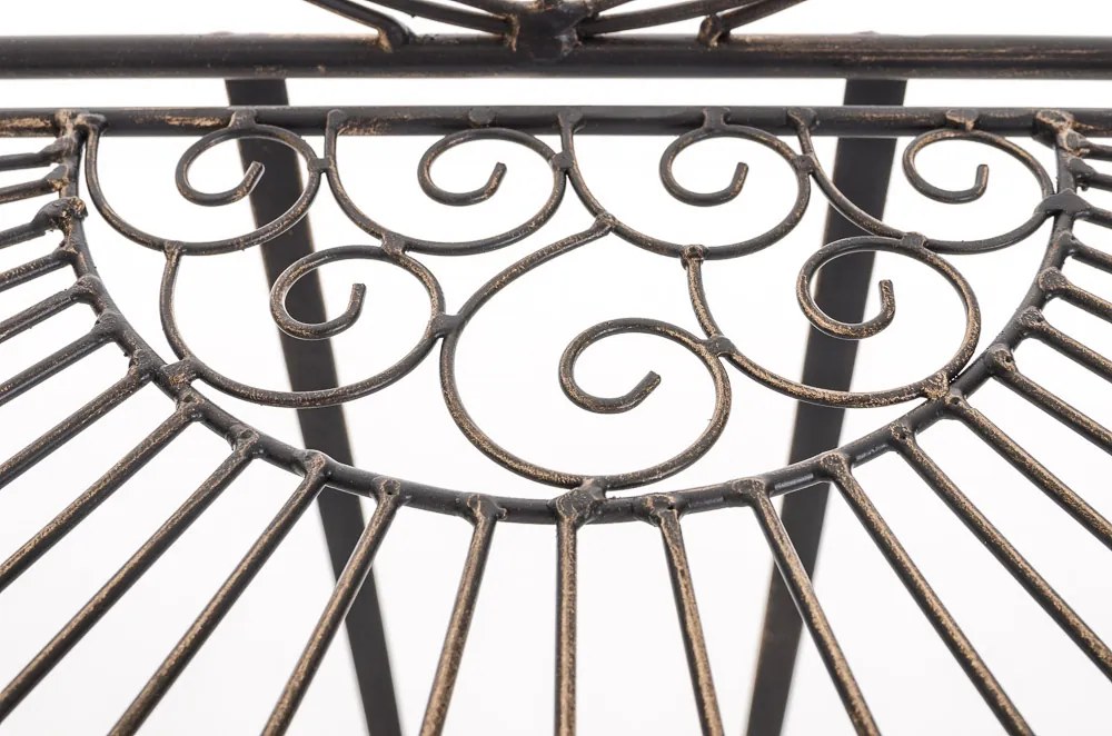 Kovová polica regál Maia - Bronzová