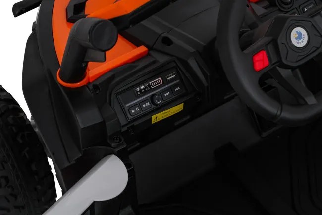 Elektrické autíčko Buggy Madman UTV-MX biele
