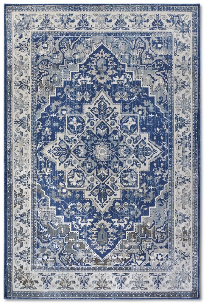 Villeroy & Boch Kusový koberec 106123 Blue, Cream, 200x280, modrá, obývacia izba