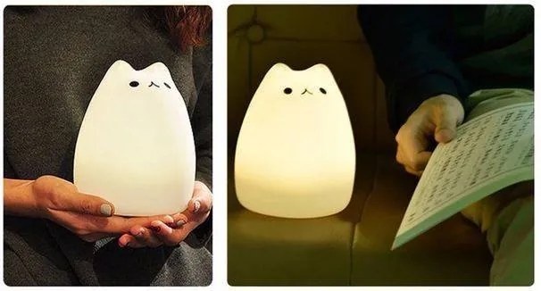 ISO Trade LED nočná lampa pre deti "Kitty"