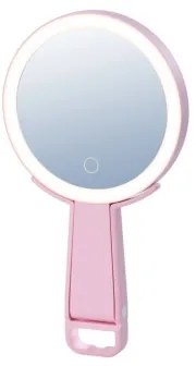 Immax 09102L - LED+CCT Stmievateľné kozmetické zrkadlo SWEET LED/3W/5V ružové