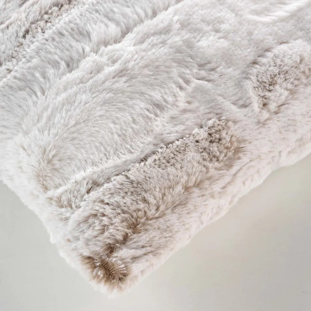 Dekoračný vankúš z umelej kožušiny 45x45 cm Lynx – douceur d'intérieur