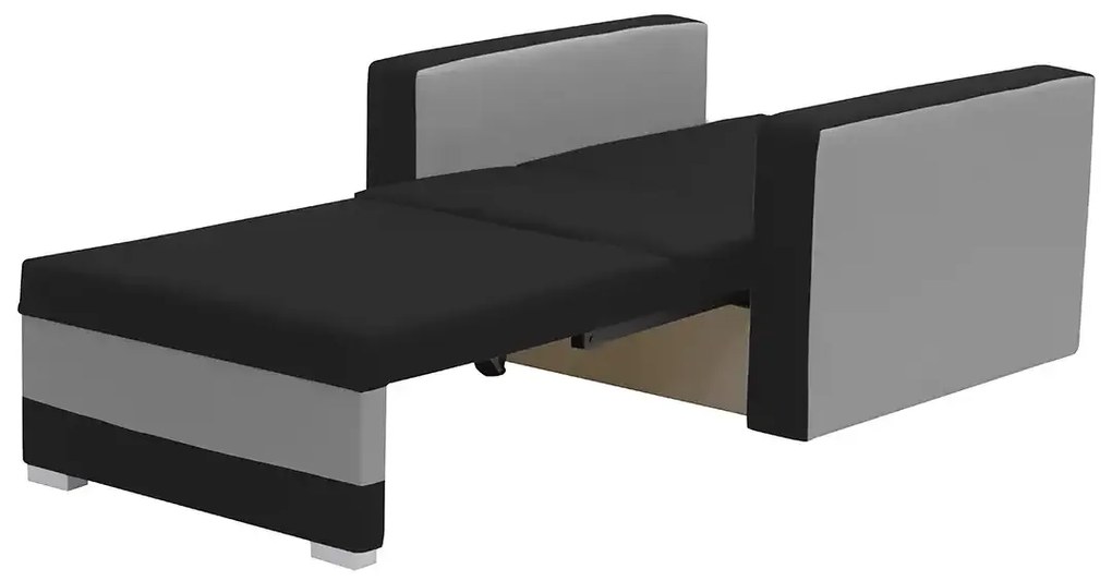 Kreslo ASTRA2 s funkciou spania Námornícka modrá/krémová