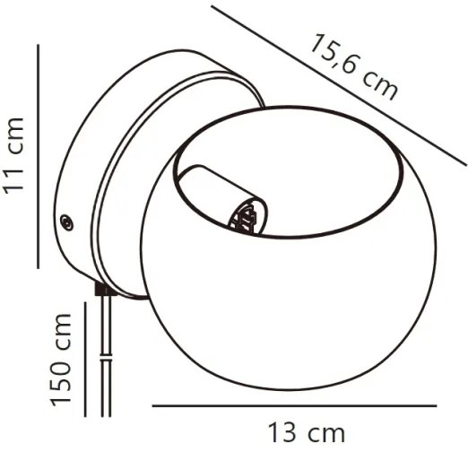Nordlux - Nastaviteľné nástenné bodové svietidlo BELIR 1xG9/5W/230V biela