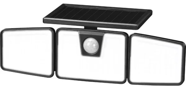 Retlux - LED solárny reflektor so senzorom, 6,5 W / 3,7 V / 1200 mAh / IP44