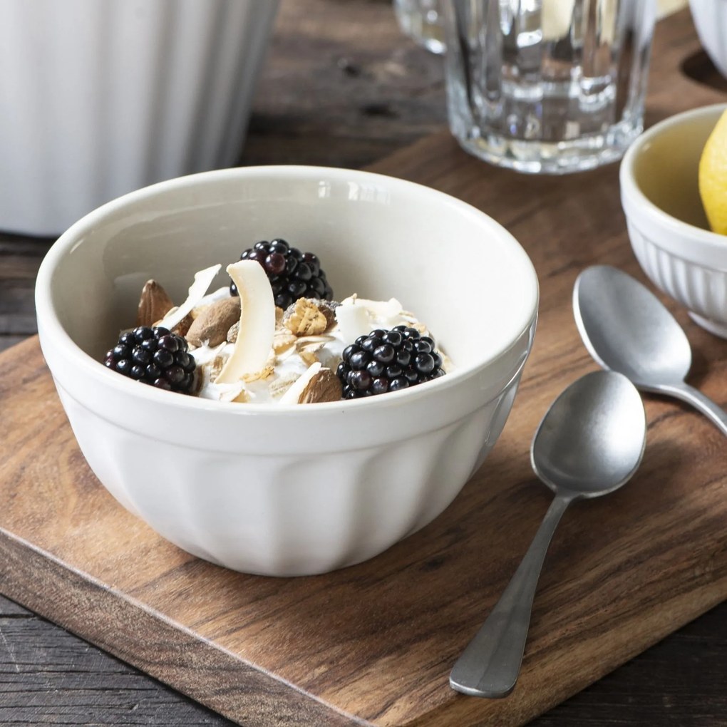 Ib Laursen Miska keramika biela 7 x 13 cm 350 ml