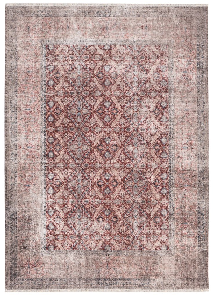 Obsession, Kusový koberec My Maurea 780 Red - na von aj na doma, 120x170, červená, chodba / predsieň