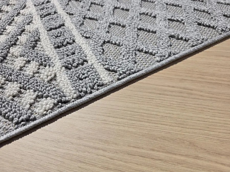 DC Koberec Milano 027 sivá krémová Rozmer: 200×290 cm