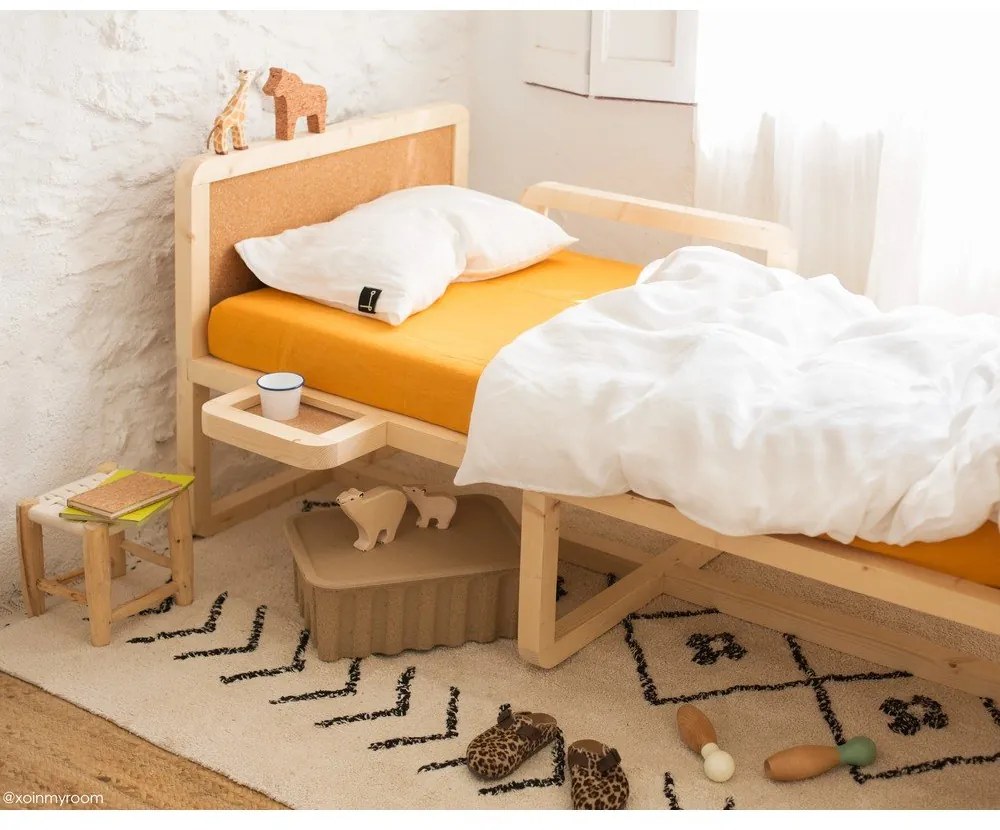 Krémový prateľný ručne tkaný bavlnený koberec 170x120 cm Bereber Rhombs – Lorena Canals