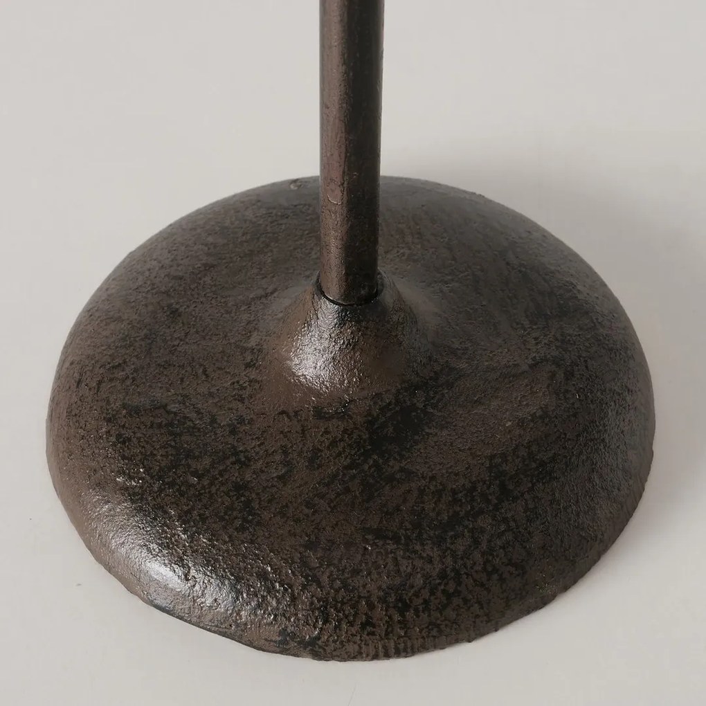 Napájadlo pre vtáky na nohe Samando, 37x19 cm, liatina, hnedá