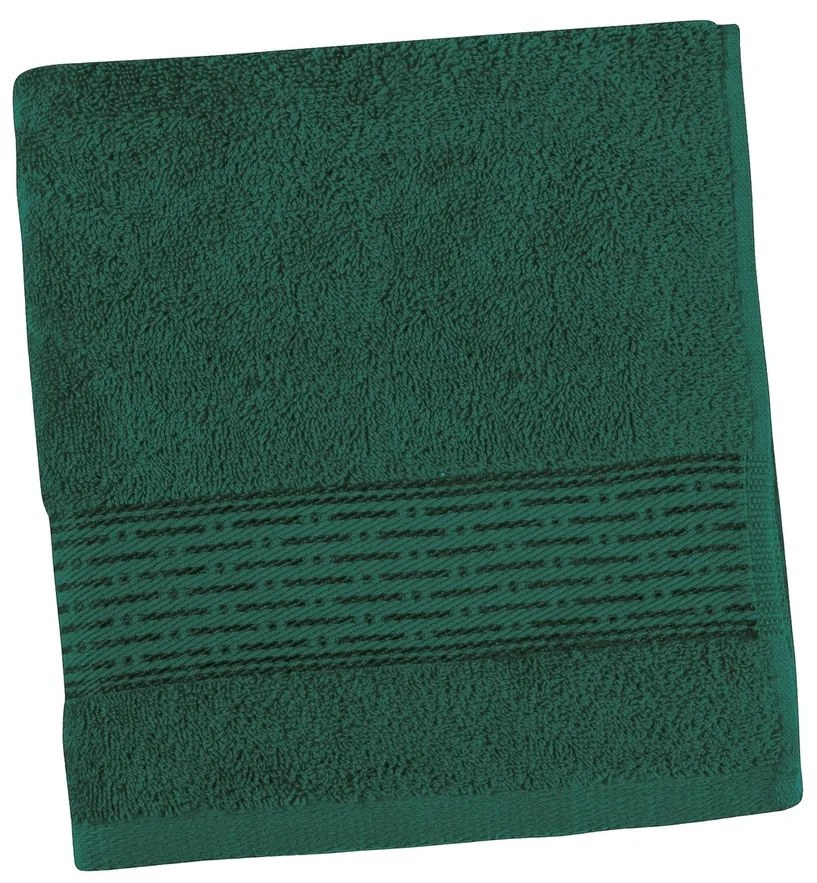 Bellatex Uterák Kamilka Prúžok tmavozelená, 50 x 100 cm, 50 x 100 cm