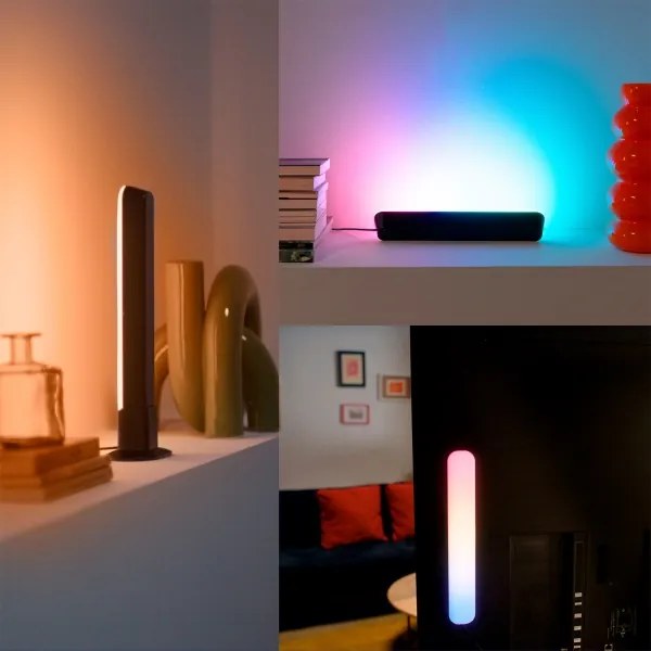 Philips - SADA 2× LED RGBIC stmievateľné svietidlo SMART GRADIENT LED/8 W/230 V Wi-Fi