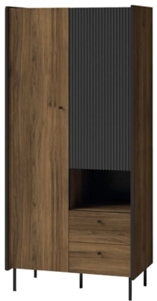 Šatníková skriňa so zásuvkami Prestigo P1