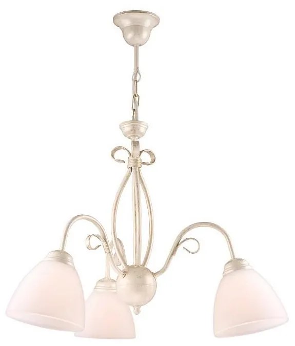 Luster na reťazi ADELLE 3xE27/60W/230V