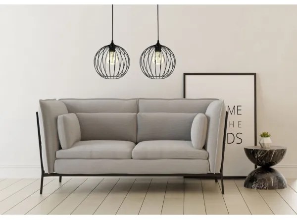 Luster na lanku MATT 2xE27/60W/230V