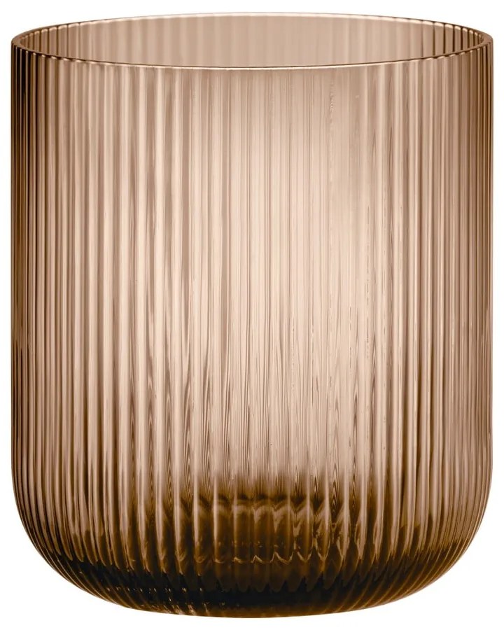 Hnedý sklenený svietnik Blomus Ven, ø 14 cm