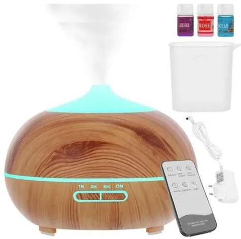 Aroma difuzér - zvlhčovač vzduchu na diaľkové ovládanie, 300ml