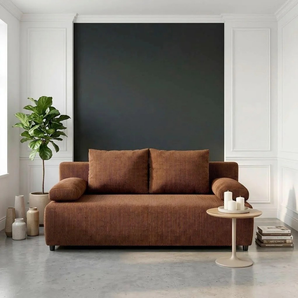 XXXLutz ROZKLADACIA POHOVKA, textil, svetločervená P & B - Sedačky - 001574008304