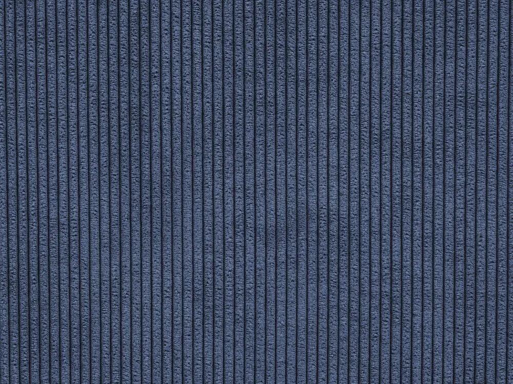 Menčestrový taburet modrý APRICA Beliani