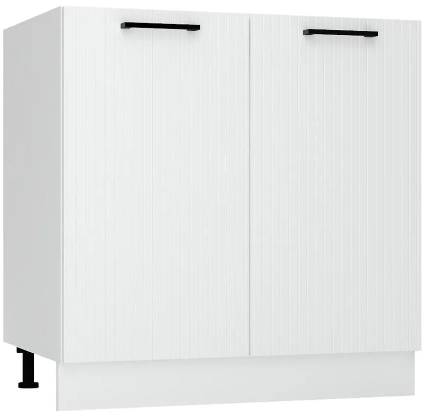 Skrinka do kuchyne  Kate d80 biely hrášok