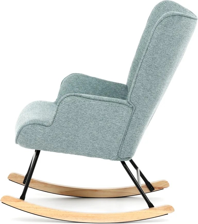 Hojdacie kreslo FABIAN — látka, modrá