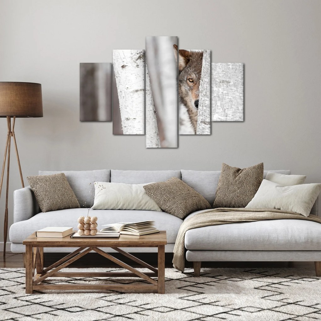 Obraz - Vlk (150x105 cm)