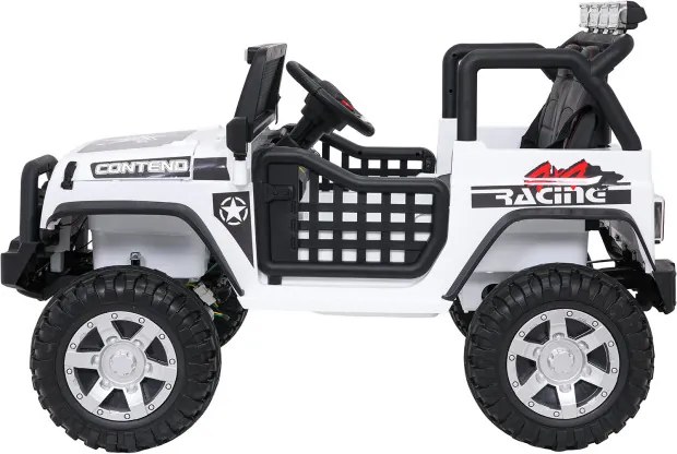 Elektrické autíčko Jeep BEAST 4x4 biele