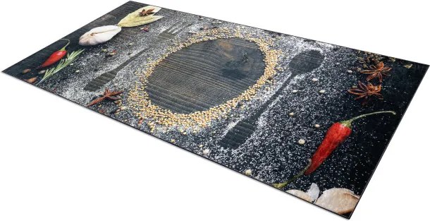 Protišmykový koberec / behúň ANDRE 33150 hnedý / béžový