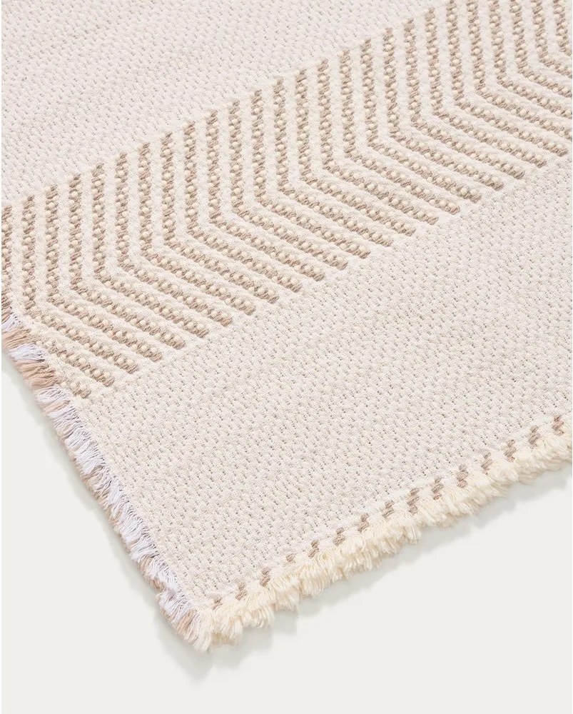 Béžová kúpeľňová predložka 50x70 cm Bina – Kave Home