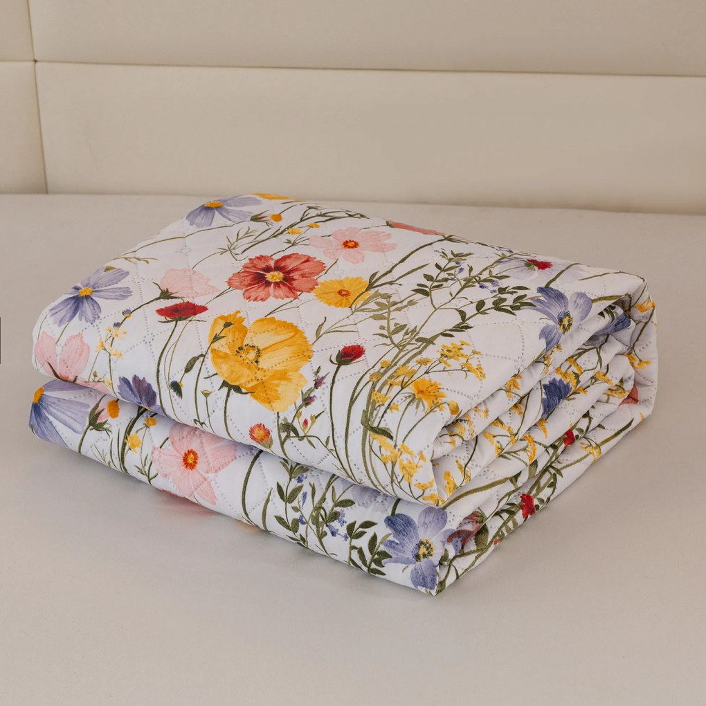 Prehoz na posteľ WILDFLOWERS, farebný Rozmer: 170 x 210 cm