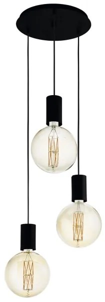 Eglo 98663 - Luster na lanku POZUETA 3xE27/40W/230V