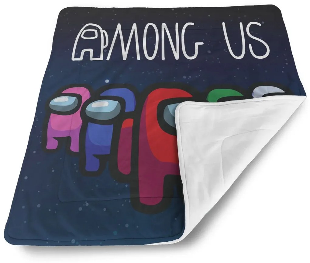 Sablio Deka pre bábätko AMONG US vo vesmíre - 80x100 cm